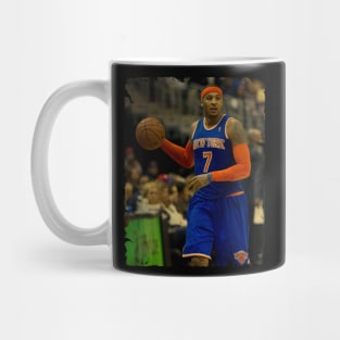 Carmelo Anthony /// Carmelo Anthony Vintage Design Of Basketball /// 70s Mug